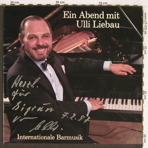 Liebau,Ulli: Ein Abend mit,Internation Barmusik, Domino(01422-116-861/2), D,signiert,  - LP - Y5392 - 7,50 Euro