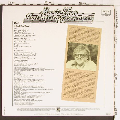 Herbolzheimer Orch.,Peter: Music For Swinging Dancers Vol.3, Teldec (6.25868 AP), D, 1984 Typ: LP Best.-Nr.: Y5406 Preis: 7,50 Euro