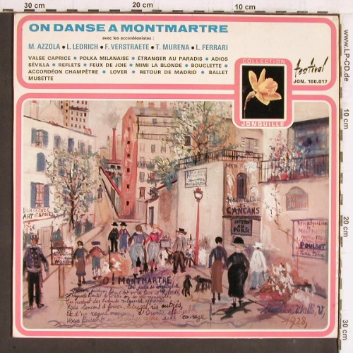 V.A.On Danse à Montmartre: Avec Les Accordeonistes (instrum), Disques Festival (JON 100.017), F Typ: LP Best.-Nr.: Y5445 Preis: 6,00 Euro