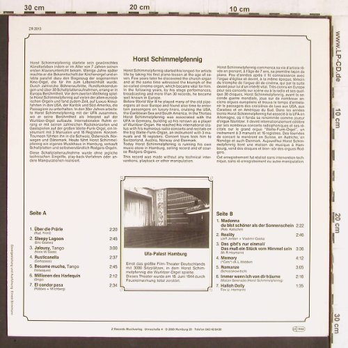 Schimmelpfennig,Horst: Das gab's nur einmal(Rodgers Orgel), Z-Records(ZR 2013), D, 1986 - LP - Y5449 - 7,50 Euro