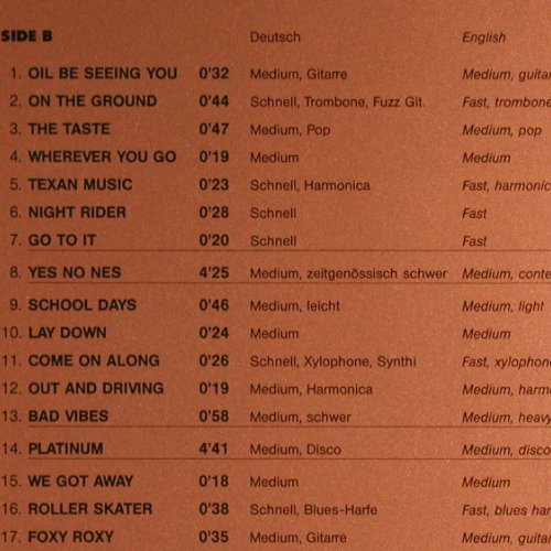 Groves,John: Hot Spot-Jingles,Intros+Endings..., Selected Sound (9114), D, 1985 Typ: LP Best.-Nr.: Y5493 Preis: 5,00 Euro