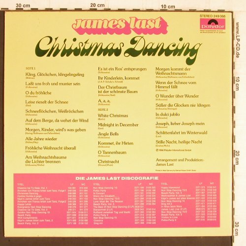 Last,James: Christmas Dancing, (JamesLast Bild), Polydor (249 088), D,Ri(1966) Typ: LP Best.-Nr.: Y5513 Preis: 6,00 Euro