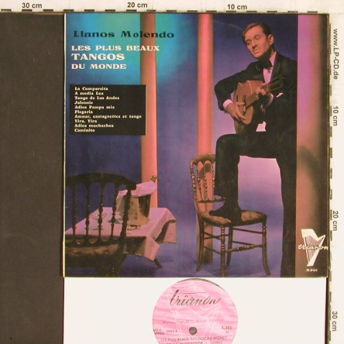 Molendo,Llanos: Les Plus Beaux Tangos du Monde, Trianon(5301), F, vg+/m-,  - 10inch - Y5544 - 5,00 Euro