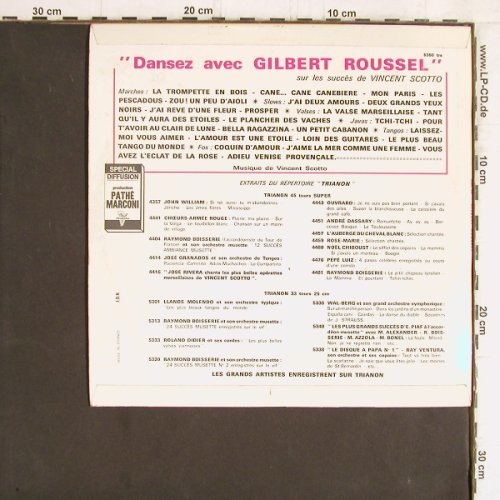 Roussel,Gilbert / Vincent Scotto: Dansez Avec...Accordeon et son Orch, Trianon (5350 TRS), F Typ: 10" Best.-Nr.: Y5545 Preis: 6,00 Euro