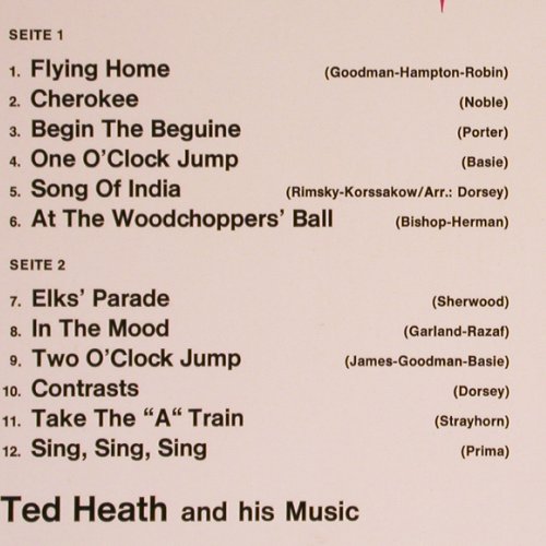 Heath,Ted  and his Music: Swing Is King, Foc, Decca Phase 4 (SLK 16 834-P), D Typ: LP Best.-Nr.: Y5568 Preis: 9,00 Euro