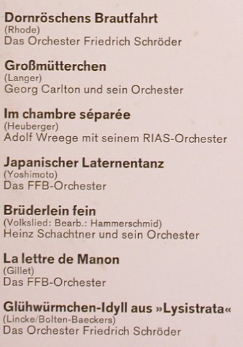 V.A.Lieblingsmelodien von: Anno Dazumal, Baccarola (S 74 031), D Typ: LP Best.-Nr.: Y5620 Preis: 5,00 Euro