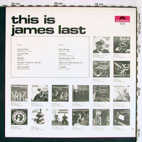 Last,James: This Is James Last (1966), Polydor(104 678), NL, Ri,  - LP - Y5671 - 9,00 Euro