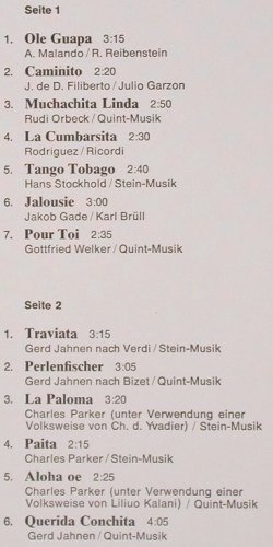 Perez,Juan u.sein argentin.Tanzorch: Tango Argentino, Club Auflage.,Mono, Impression (65 006), D Typ: LP Best.-Nr.: Y5681 Preis: 7,50 Euro