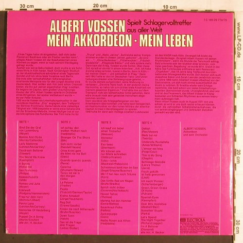 Vossen,Albert: Mein Akkordeon Mein Leben, Foc, EMI Columbia (C 148-29774/75), D Typ: 2LP Best.-Nr.: Y5684 Preis: 7,50 Euro