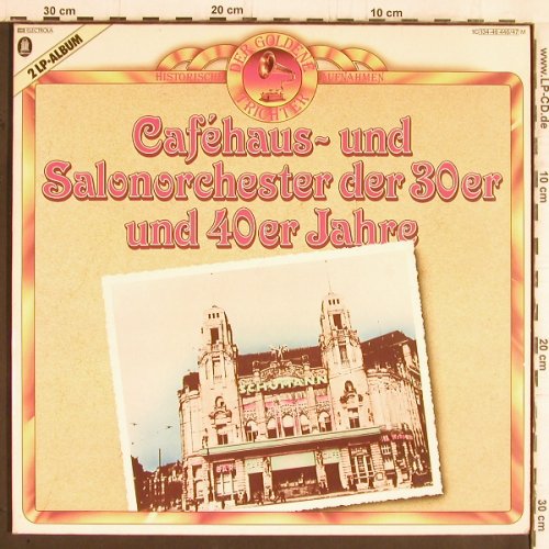 V.A.Cafehaus- und Salonorchester: der 30er & 40er Jahre, Foc, Odeon (134-46 446/47), D Typ: 2LP Best.-Nr.: Y5709 Preis: 9,00 Euro