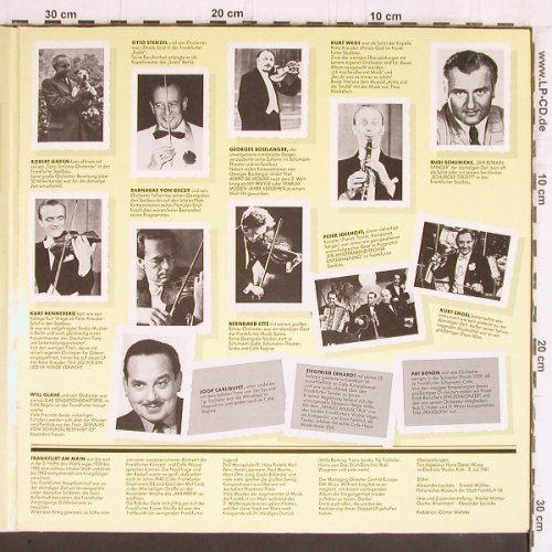 V.A.Cafehaus- und Salonorchester: der 30er & 40er Jahre, Foc, Odeon (134-46 446/47), D Typ: 2LP Best.-Nr.: Y5709 Preis: 9,00 Euro