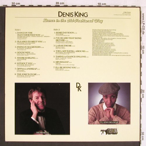 King,Denis & Elaine Delmar: Dance In The Olf Fashioned Way, Frituna (FRLP-199), S, 1984 Typ: LP Best.-Nr.: Y5793 Preis: 7,50 Euro