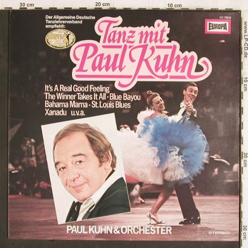 Kuhn,Paul & Orchester: Tanzparty mit Paul Kuhn, Europa (111 755.6), D, 1980 Typ: LP Best.-Nr.: Y5838 Preis: 5,00 Euro
