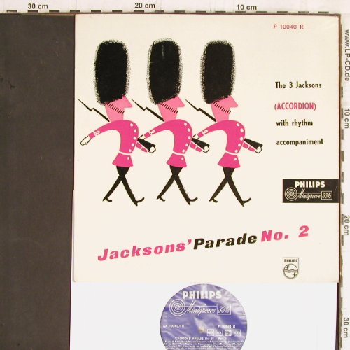 3.Jacksons: Parade No.2 (Accordion), Philips (P 10040 R), NL, 1954 Typ: 10" Best.-Nr.: Y5848 Preis: 9,00 Euro