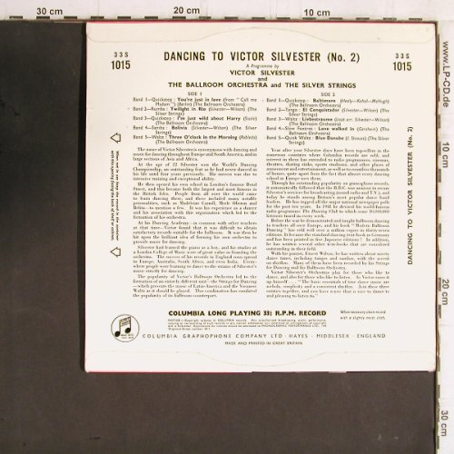 Silvester,Victor: Dancing to - Number Two, vg+/m-, Columbia(33S 1015), UK,  - 10inch - Y5879 - 9,00 Euro