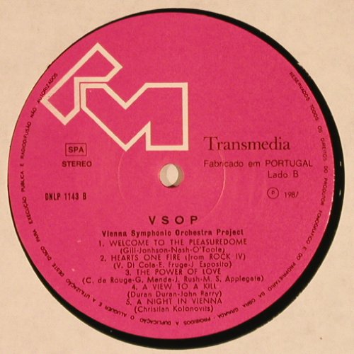 VSOP: Vienna Symphonic Orchester Project, Transmedia/Dino (DNLP 1143), P, 1987 Typ: LP Best.-Nr.: Y5980 Preis: 5,00 Euro