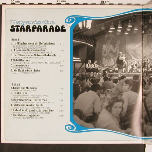 V.A.Bayerische Starparade: Michl Lang, Knabl, Hellwig..., Foc, Telefunken(TS3219/1-2), D, Muster, 1973 - 2LP - Y600 - 7,50 Euro