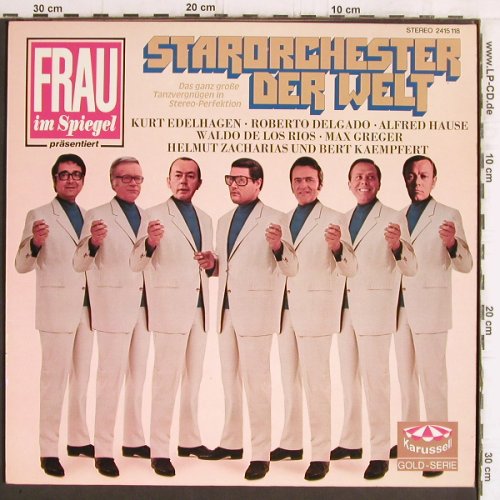 V.A.Starorchester der Welt: Edelhagen...Delgado-Frau im Spiegel, Karussell (2415 118), D, Ri Typ: LP Best.-Nr.: Y6022 Preis: 6,00 Euro
