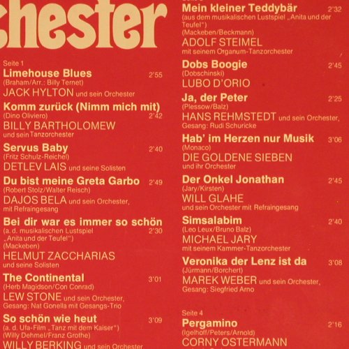 V.A.Tanzorchester von Damals: Vol.3 - 28 Tr., Foc, Odeon (178-31 776/77 M), D Typ: 2LP Best.-Nr.: Y6240 Preis: 9,00 Euro