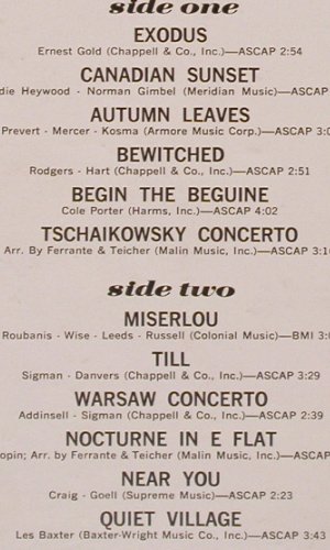 Ferrante & Teicher: Golden Piano Hits, UA (UAS 6269), US, 1963 Typ: LP Best.-Nr.: Y6365 Preis: 12,50 Euro