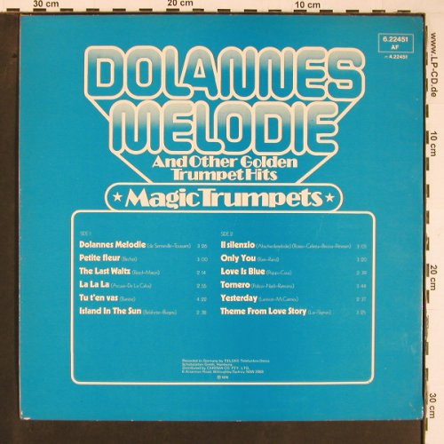 Magic Trumpets: Dolannes Melodie, Telefunken(6.22451 AF), AUS, 1976 - LP - Y639 - 5,00 Euro