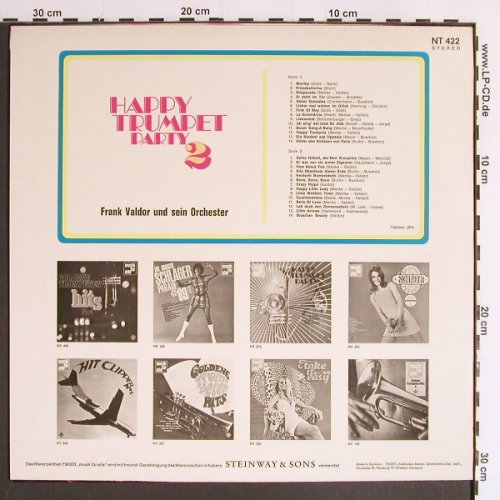 Valdor,Frank: Happy Trumpet Party 2, Telefunken (NT 422), D Typ: LP Best.-Nr.: Y6409 Preis: 5,00 Euro