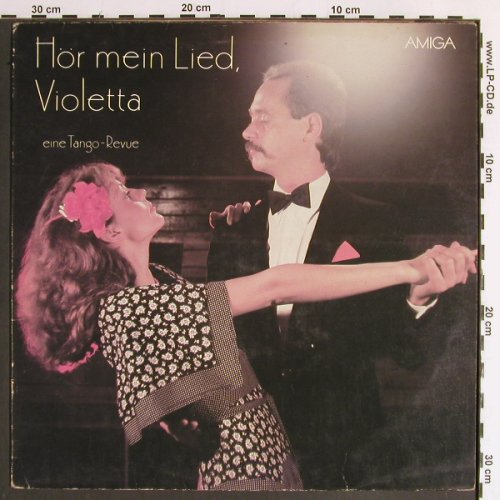 Pourcel,Franck: Hör mein Lied, Violetta,Tango Revue, Amiga,m-/vg+ (8 55 235), DDR, 1984 Typ: LP Best.-Nr.: Y6453 Preis: 6,00 Euro
