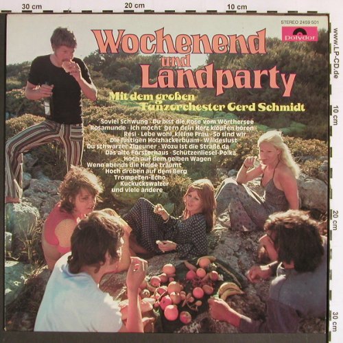 Schmidt,Gerd - Tanzorchester: Wochenend u.Landparty, Polydor Promo(2459 501), D, 1974 - LP - Y6486 - 5,00 Euro