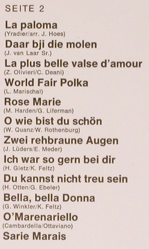 Harmonika-Duo K.Schriebl J.Hubberts: Schneewalzer (instrumental), Philips (844 059 PY), D, 1968 Typ: LP Best.-Nr.: Y6503 Preis: 7,50 Euro