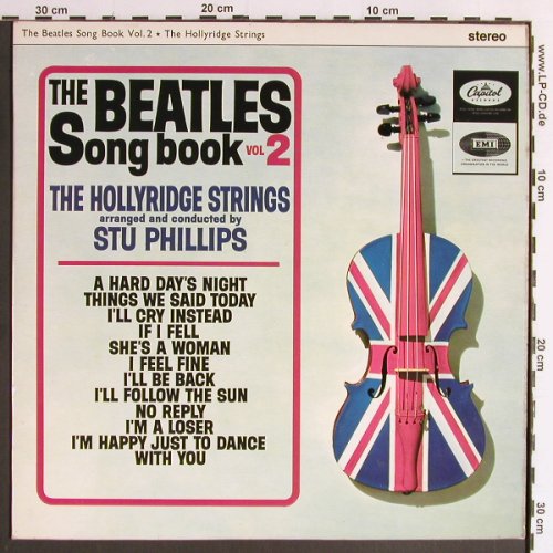 Hollyridge Strings: The Beatles Songbook, Vol.2, Capitol (ST 2202), UK, 1965 Typ: LP Best.-Nr.: Y6540 Preis: 11,50 Euro