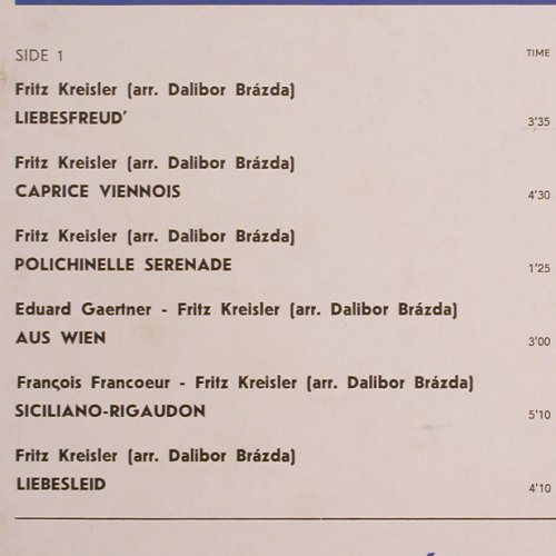 Brazda,Dalibor - Magic Strings: Eternal Love - Kreisleriana, Supraphon (SUA ST 50899), CZ, 1968 Typ: LP Best.-Nr.: Y6545 Preis: 9,00 Euro
