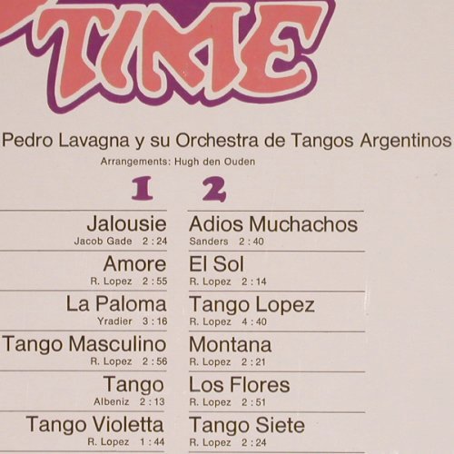Lavagna,Pedro-Orch.de Tangos Argent: Tango Time, FS-New sealed, Europa(E 444), D,  - LP - Y6557 - 7,50 Euro