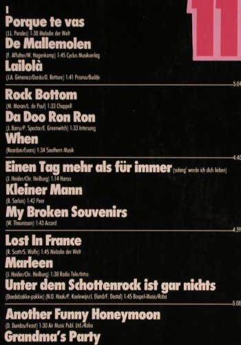 Sarluis,Berry: Hammond Hitparade 11, m-/vg+, Fontana(9294 126), D, 1977 - LP - Y6645 - 4,00 Euro