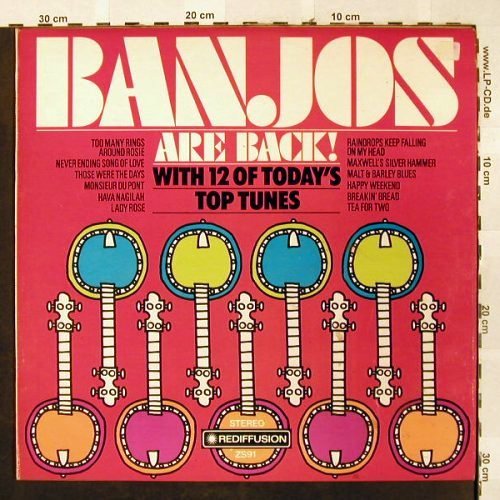 Banjos: Are Back!, Rediffusion,Stereo (ZS 91), UK, 1971 Typ: LP Best.-Nr.: Y6687 Preis: 6,00 Euro