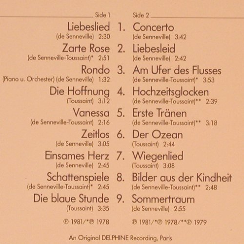 Clayderman,Richard: Träumereien 3, Telefunken (6.24900 AU), D, 1981 Typ: LP Best.-Nr.: Y6785 Preis: 6,00 Euro