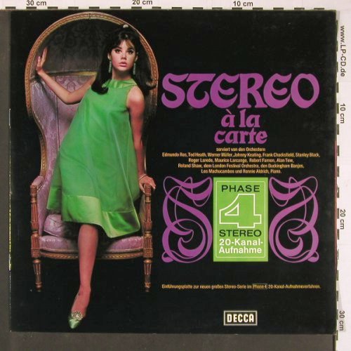 V.A.Stereo a' la carte: Phase 4 Stereo 20-Kanal-Aufnahme, Decca (S 16800-P), D Typ: LP Best.-Nr.: Y678 Preis: 7,50 Euro