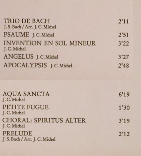Michel,Jean-Christian: Musique Sacree, Riviera(RLP 16022), D, 1970 - LP - Y6806 - 6,00 Euro