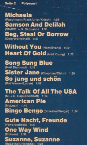 Warner,Kai & Orch.: Let's go in 9,28 Spitzenschlager..., Polydor (2371 301), D, 1972 Typ: LP Best.-Nr.: Y6846 Preis: 6,00 Euro