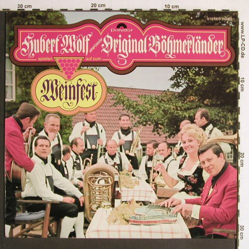 Wolf,Hubert & s.OrignalBöhmerländer: Weinfest, Polydor (249 333), D, 1969 Typ: LP Best.-Nr.: Y6848 Preis: 6,00 Euro