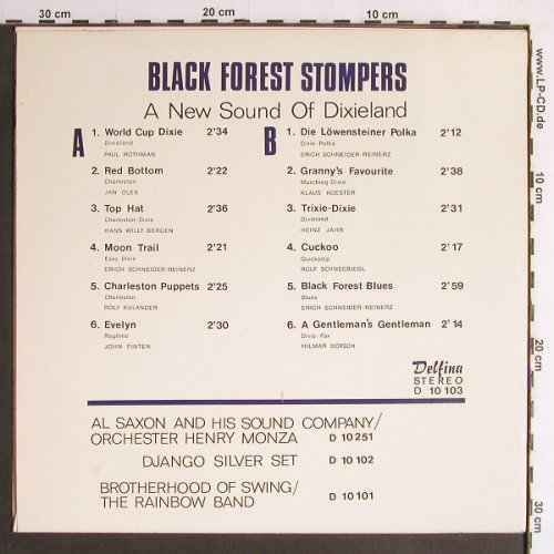Black Forest Stompers: A New Sound of Dixieland, Delfina (D 10 103), D Typ: LP Best.-Nr.: Y6849 Preis: 5,00 Euro