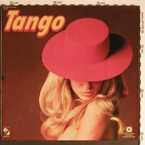 Alzner,Claudius - Orchester: Tango, DSC/Elite Special (28 181-6), D, 1977 Typ: LP Best.-Nr.: Y6982 Preis: 6,00 Euro