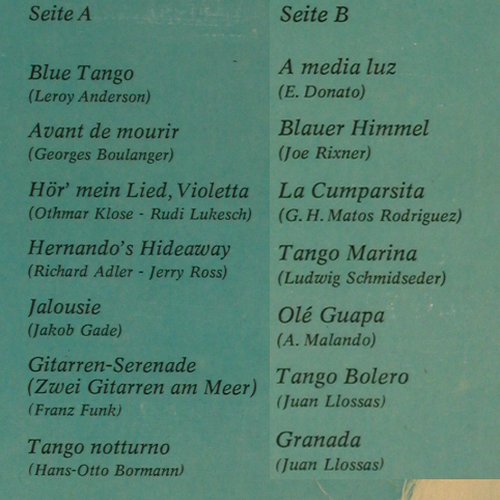 Alzner,Claudius - Orchester: Tango, DSC/Elite Special (28 181-6), D, 1977 Typ: LP Best.-Nr.: Y6982 Preis: 6,00 Euro