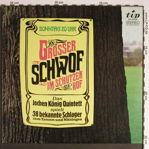 König,Jochen - Quintett: Grosser Schwof im Schützen Hof, Tip (63-3056), D(instrum) Typ: LP Best.-Nr.: Y6989 Preis: 7,50 Euro