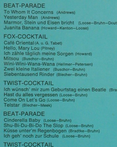 König,Jochen - Quintett: Grosser Schwof im Schützen Hof, Tip (63-3056), D(instrum) Typ: LP Best.-Nr.: Y6989 Preis: 7,50 Euro