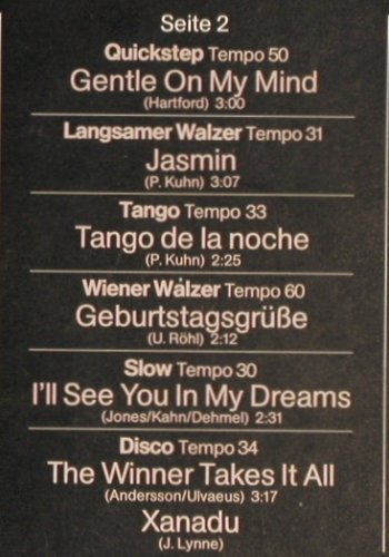 Kuhn,Paul & Orchester: Tanzparty mit Paul Kuhn, Autogramm, Europa (111 755.6), D, 1980 Typ: LP Best.-Nr.: Y7028 Preis: 20,00 Euro