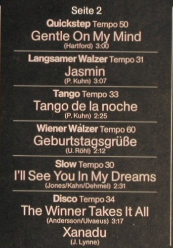 Kuhn,Paul & Orchester: Tanzparty mit Paul Kuhn, Autogramm, Europa (111 755.6), D, 1980 Typ: LP Best.-Nr.: Y7028 Preis: 20,00 Euro