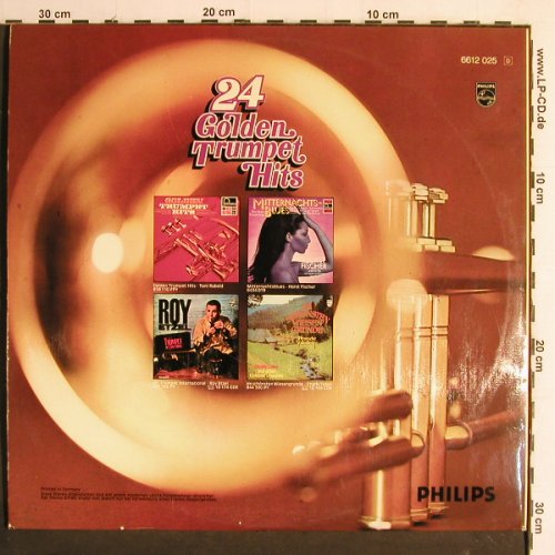 V.A.24 Golden Trumpet Hits: Roy Etzel... Hoest Fischer, Foc, Philips(6612 025), D,  - LP - Y7074 - 7,50 Euro