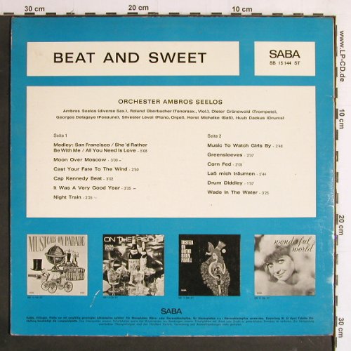 Seelos,Ambros - Orchester: Beat and Sweet, Saba(SB 15 144), D, 1968 - LP - Y7080 - 7,50 Euro