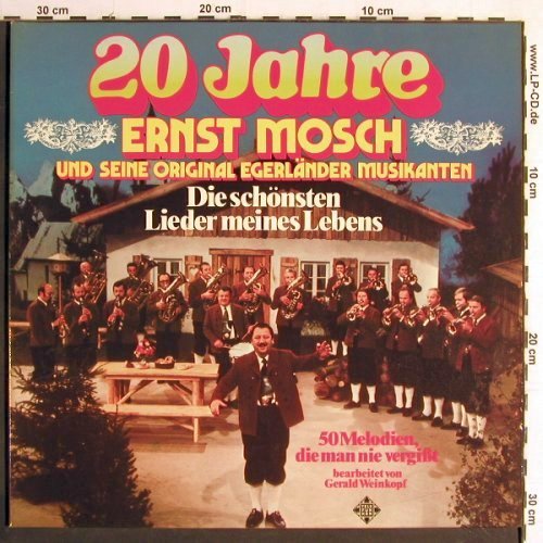 Mosch,Ernst & Seine Orig.Egerländer: 20 Jahre, Foc, Telefunken(6.22351 AS), D, 1975 - LP - Y7084 - 5,00 Euro