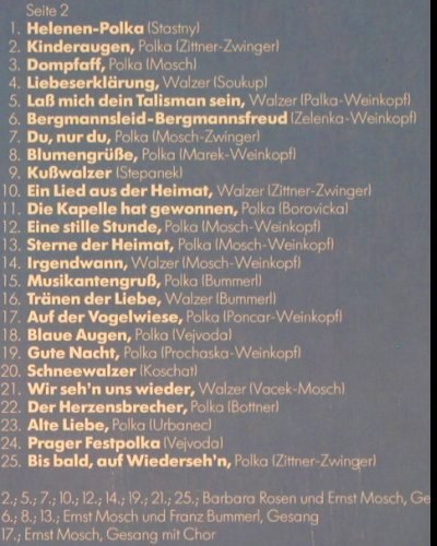 Mosch,Ernst & Seine Orig.Egerländer: 20 Jahre, Foc, Telefunken(6.22351 AS), D, 1975 - LP - Y7084 - 5,00 Euro